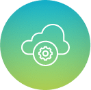 Cloud Services Icon - Circle - Offering