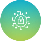 Cyber Security Icon - Circle - Offering